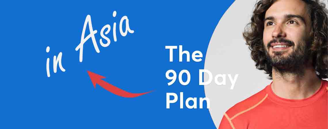 Suivre le programme 90 days plan de The Body Coach en Asie
