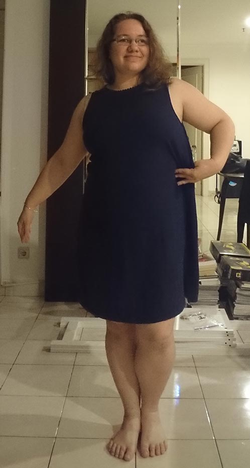 A dress too big now !